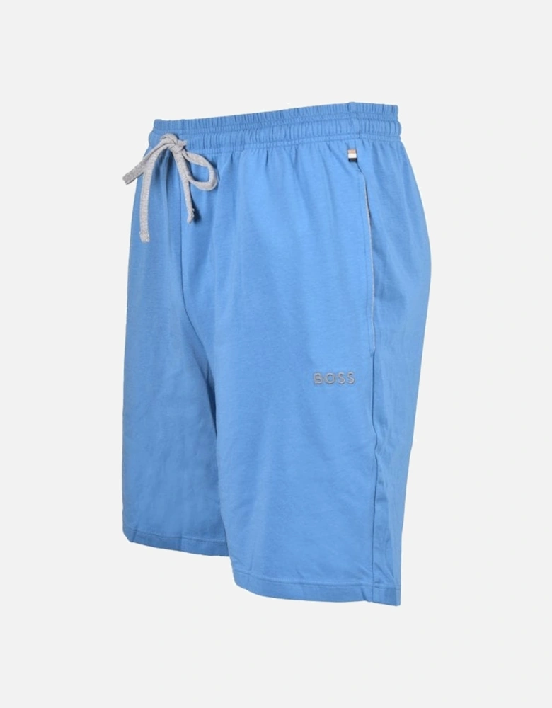 Single Jersey Loungewear Tracksuit Shorts, Medium Blue