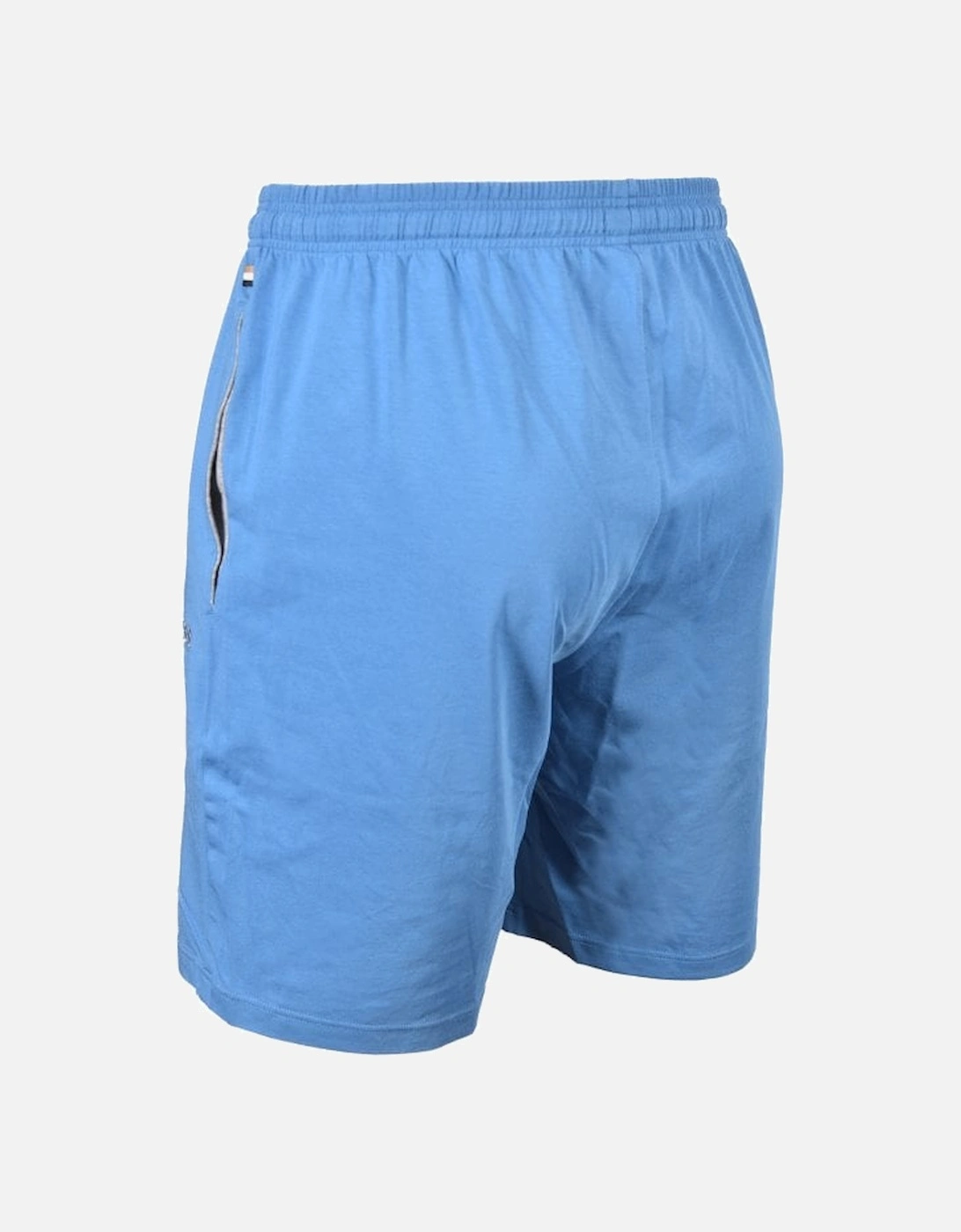 Single Jersey Loungewear Tracksuit Shorts, Medium Blue