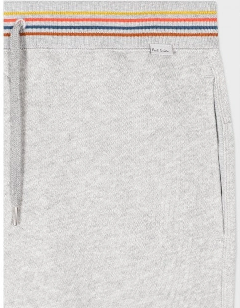 Cosy Artist Stripe Jogging Bottoms, Grey