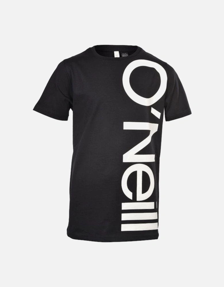 Boys Oversize Logo T-Shirt, Black Out