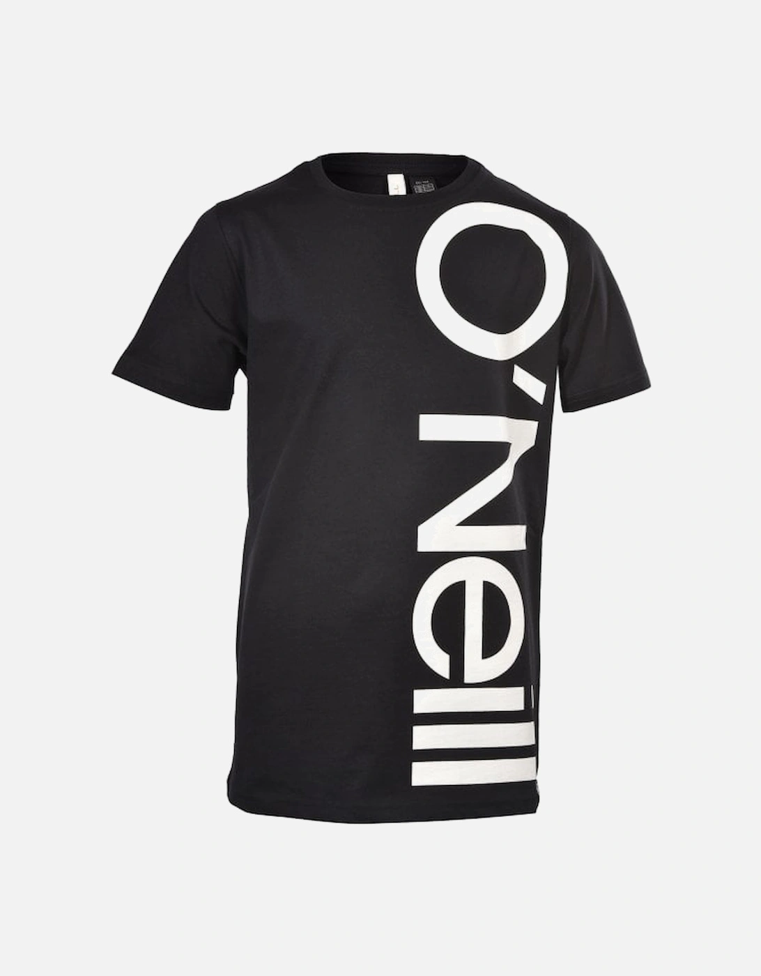Boys Oversize Logo T-Shirt, Black Out, 4 of 3