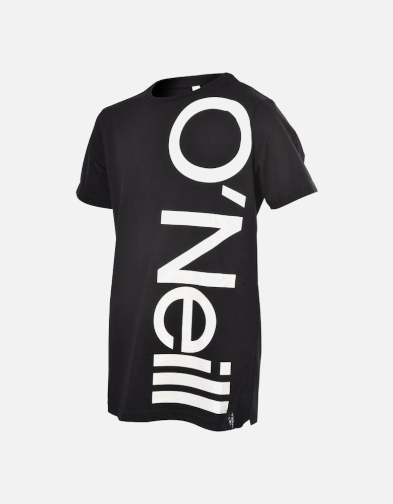 Boys Oversize Logo T-Shirt, Black Out