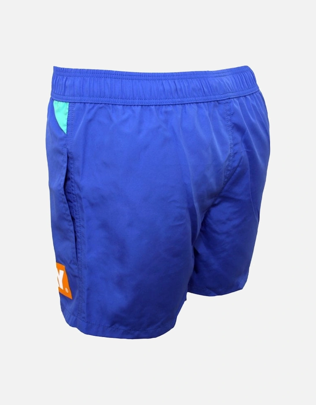 Block Logo Swim Shorts, Blue