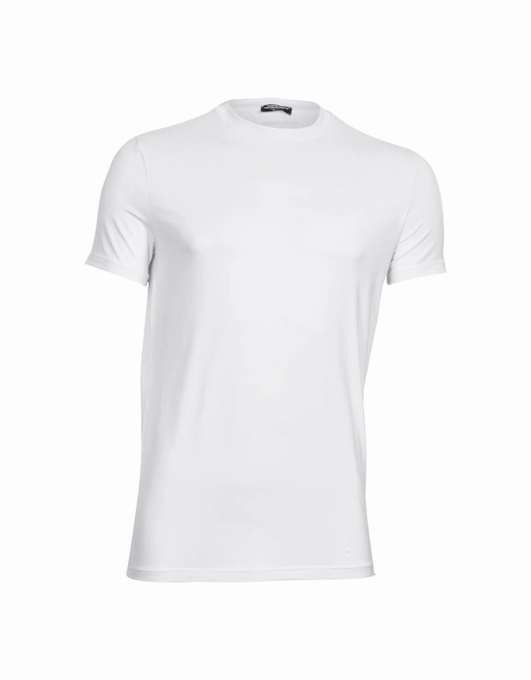 2-Pack Modal Stretch Crew-Neck T-Shirts, White