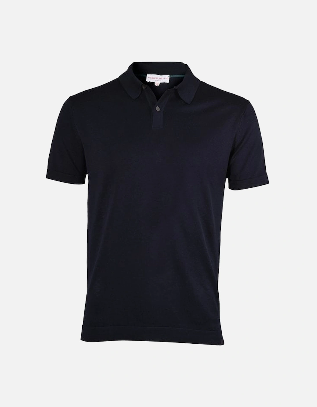 Sea Island Cotton Polo Shirt, Navy, 11 of 10