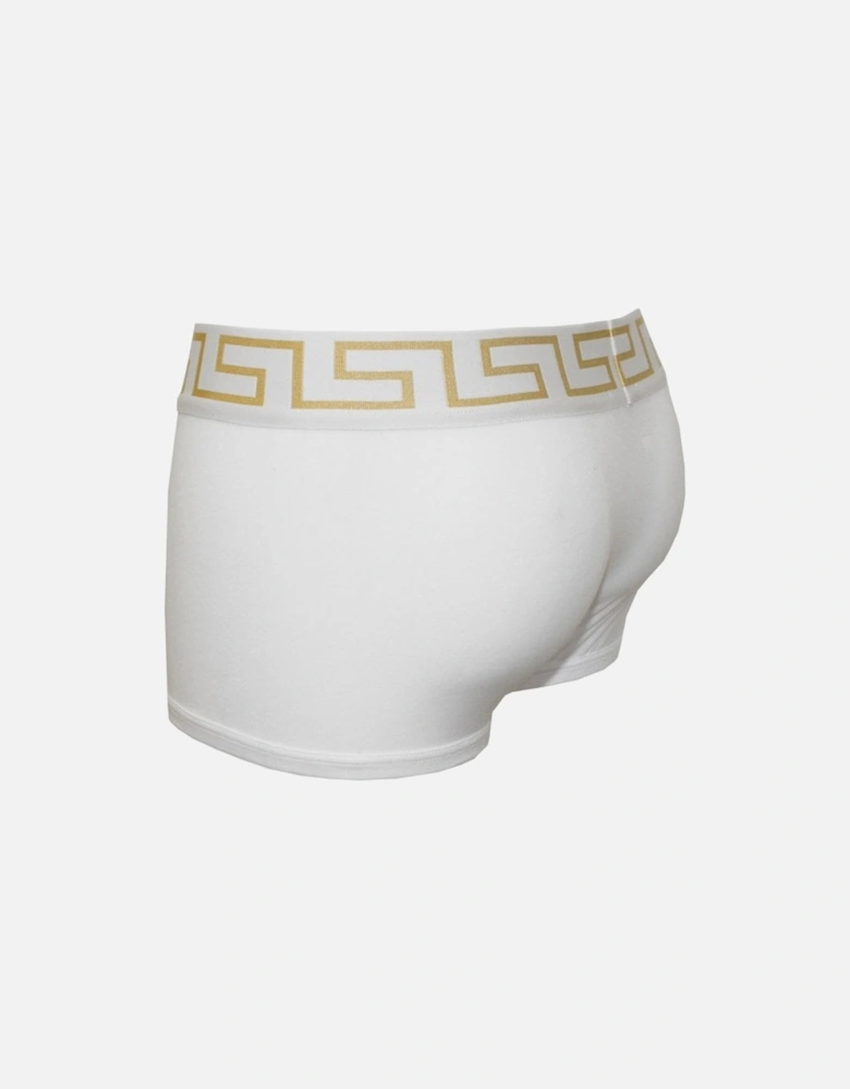 2-Pack Greca Border Boxer Trunks, White