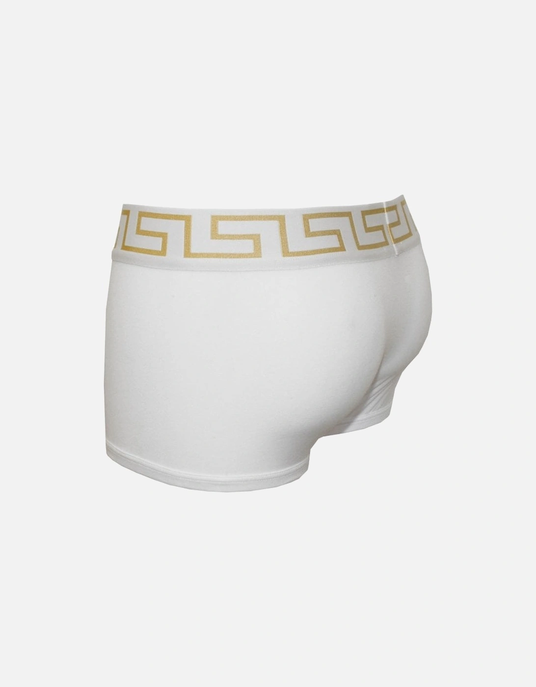 3-Pack Greca Border Boxer Trunks, White