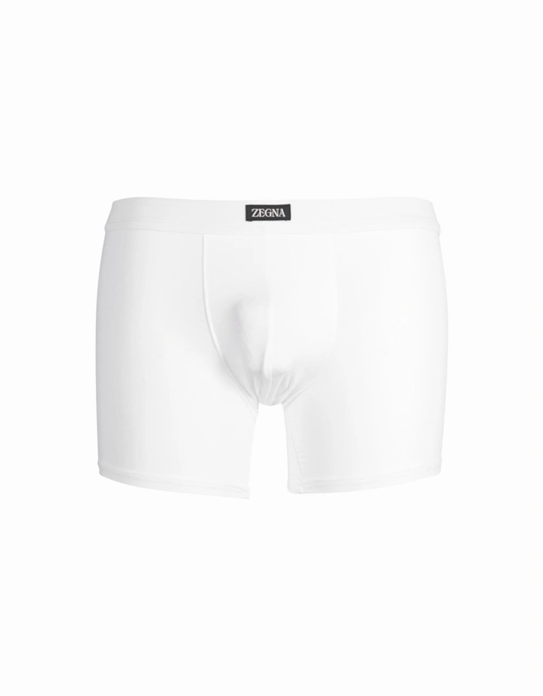 Stretch Modal Boxer Brief, White