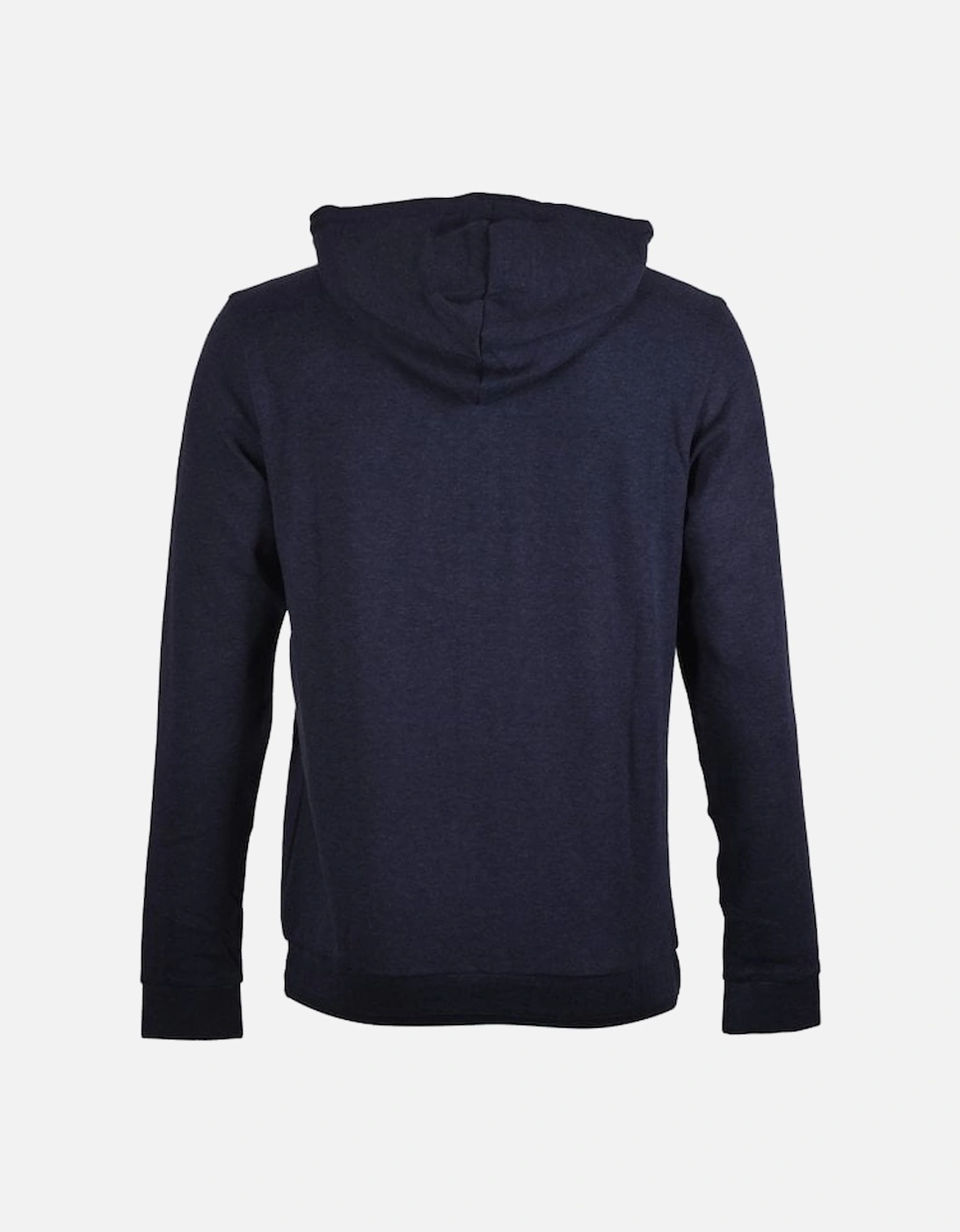 Cashmere Zip-Thru Hooded Jacket, Navy