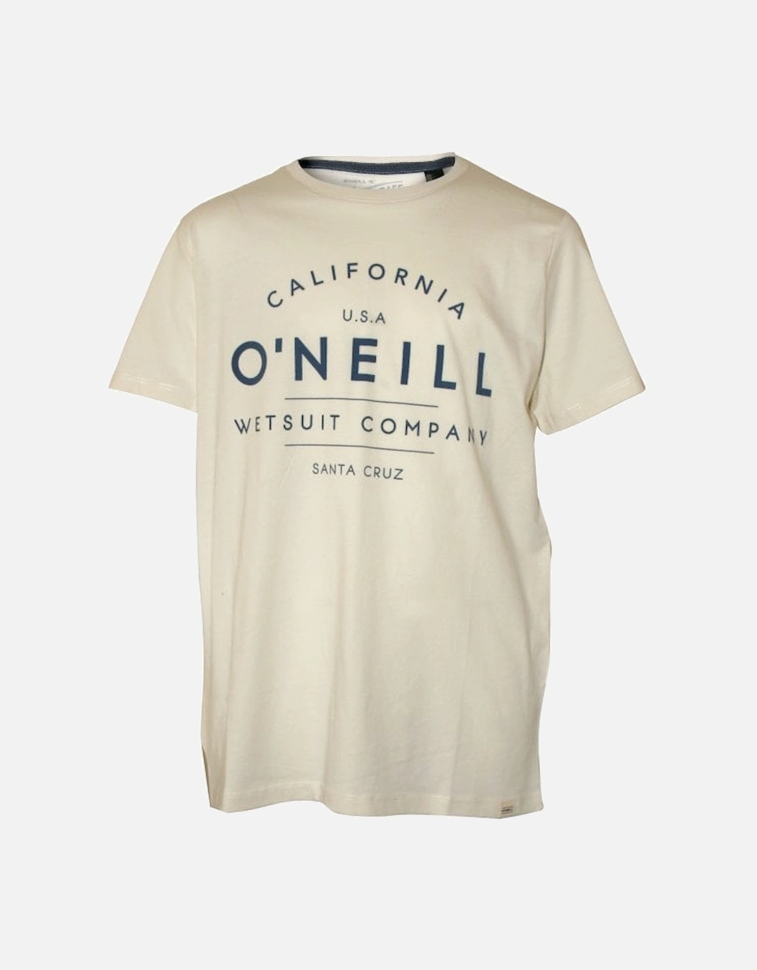 Boys California Crew-Neck T-Shirt, Powder White, 6 of 5