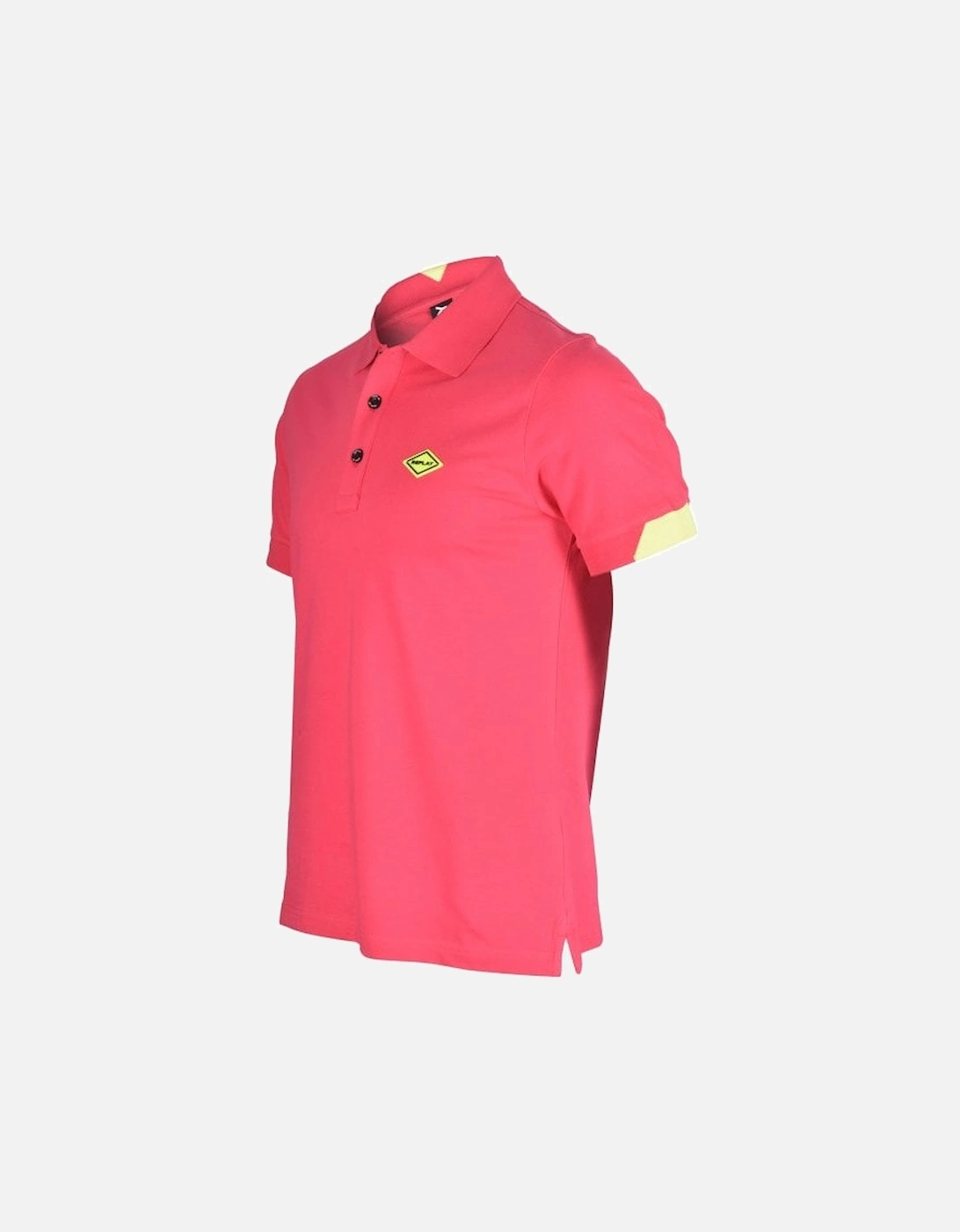 Stretch Pique Polo Shirt, Neon Pink