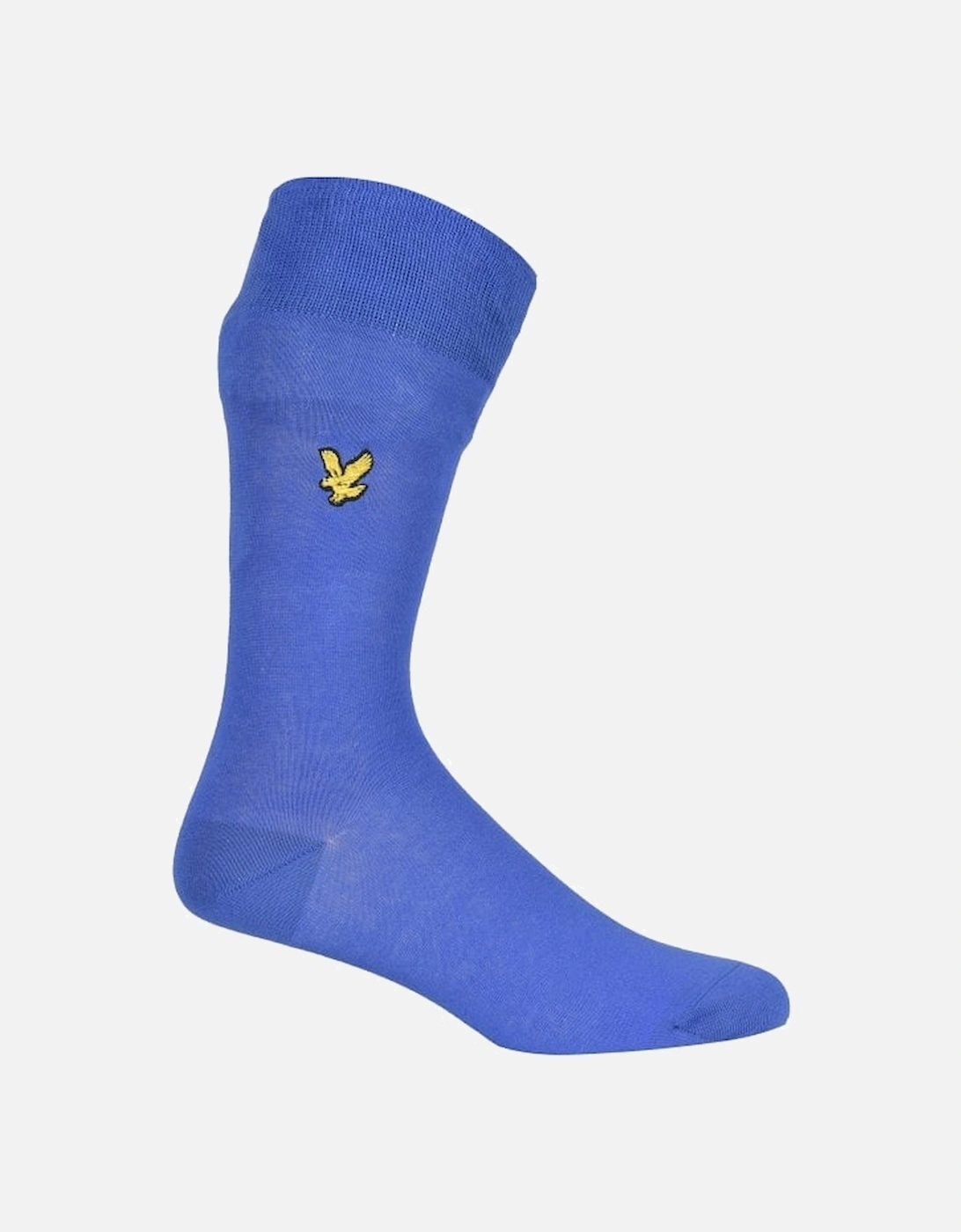 3-Pack Golden Eagle Logo Socks, Navy/Grey/Blue