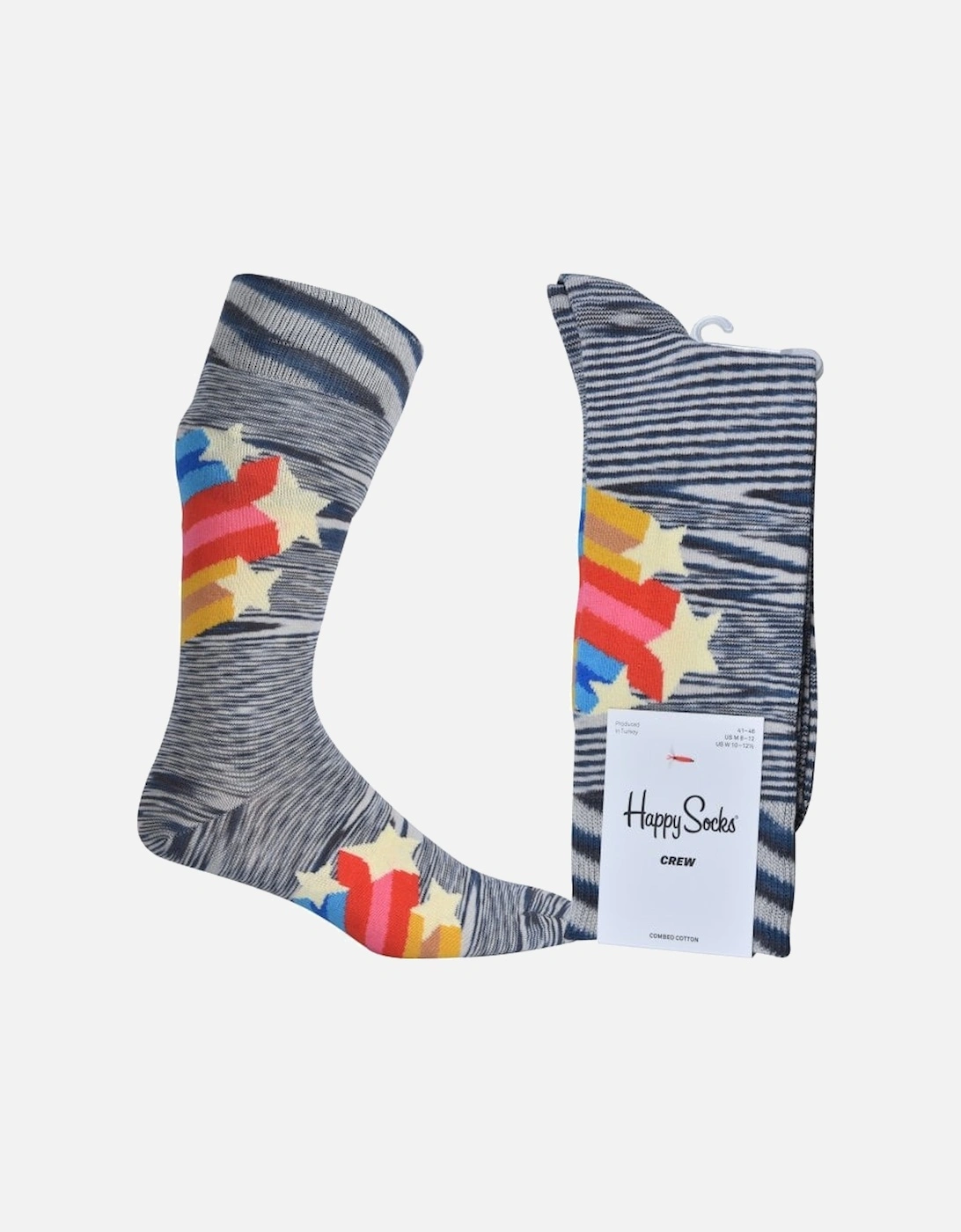 Shooting Stars Socks, Navy/multi, 4 of 3