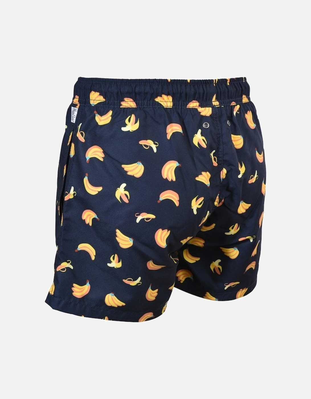 Banana Swim Shorts, Navy/yellow