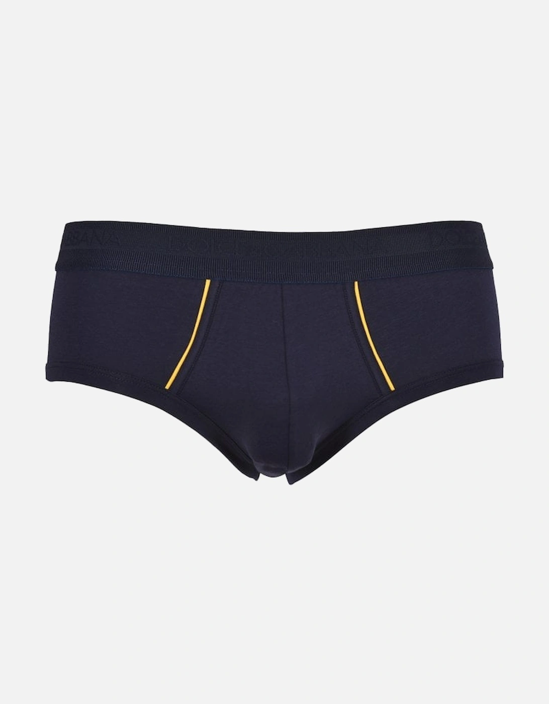 2-Pack DG Logo & Stripes Brando Briefs, Blue/gold/yellow