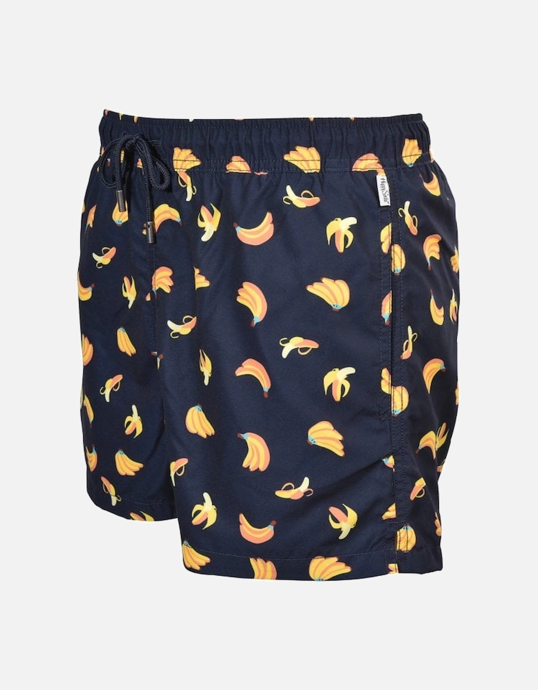 Banana Swim Shorts, Navy/yellow