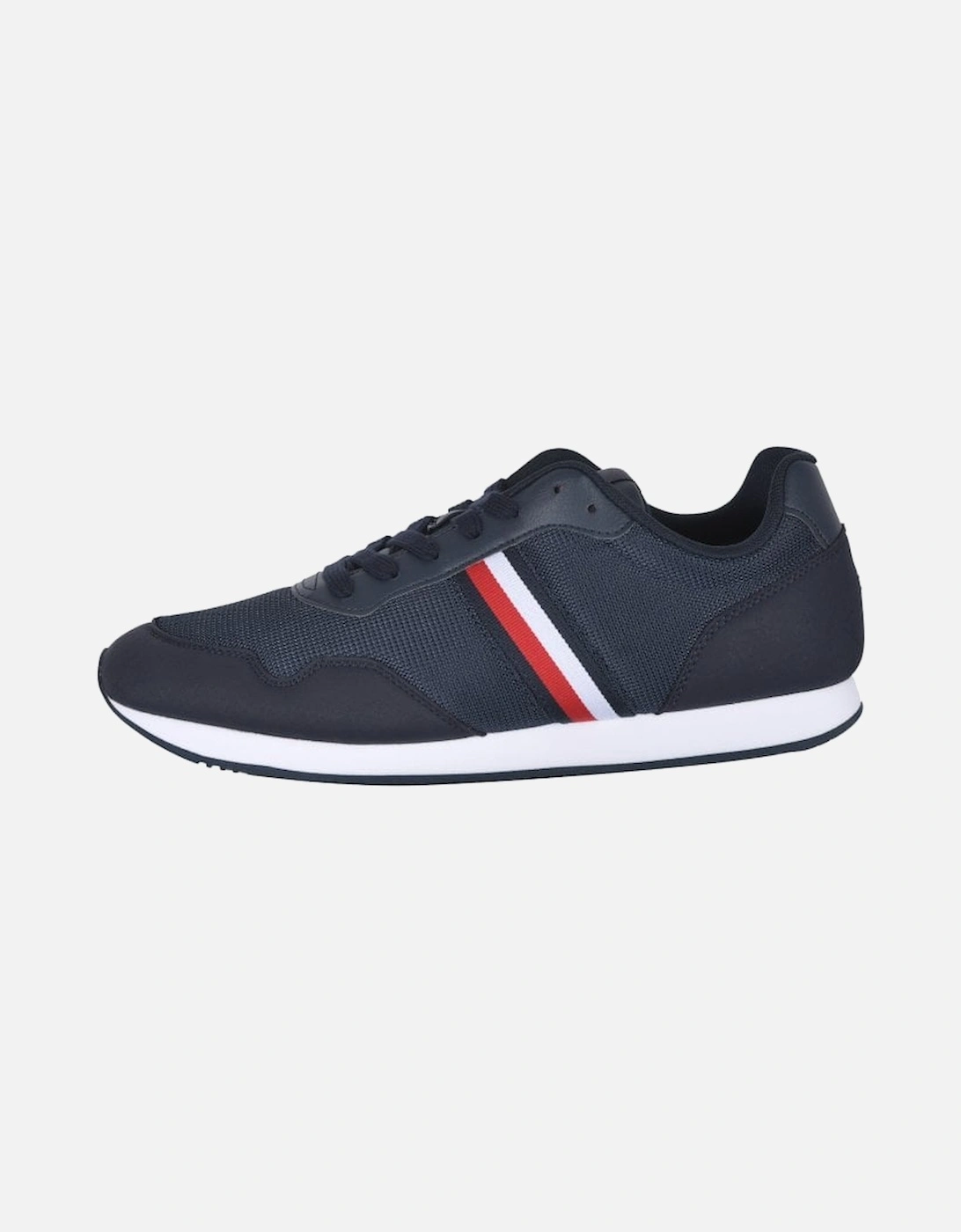 Flag Logo Trainers, Navy