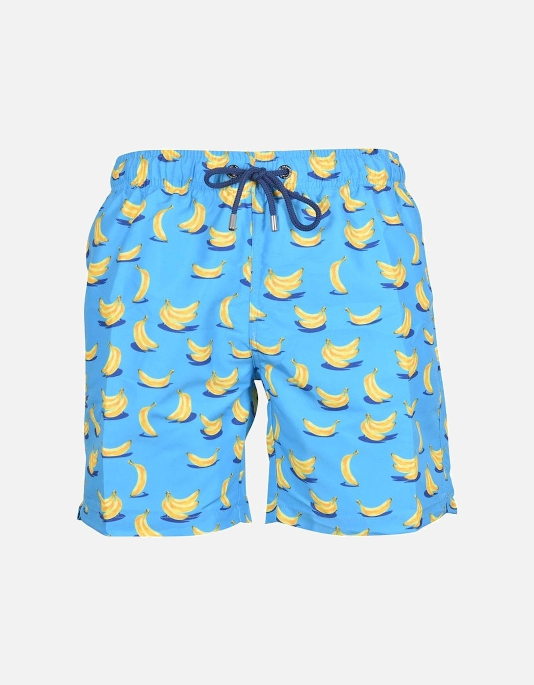 Bananas Print Swim Shorts, Blue, 5 of 4