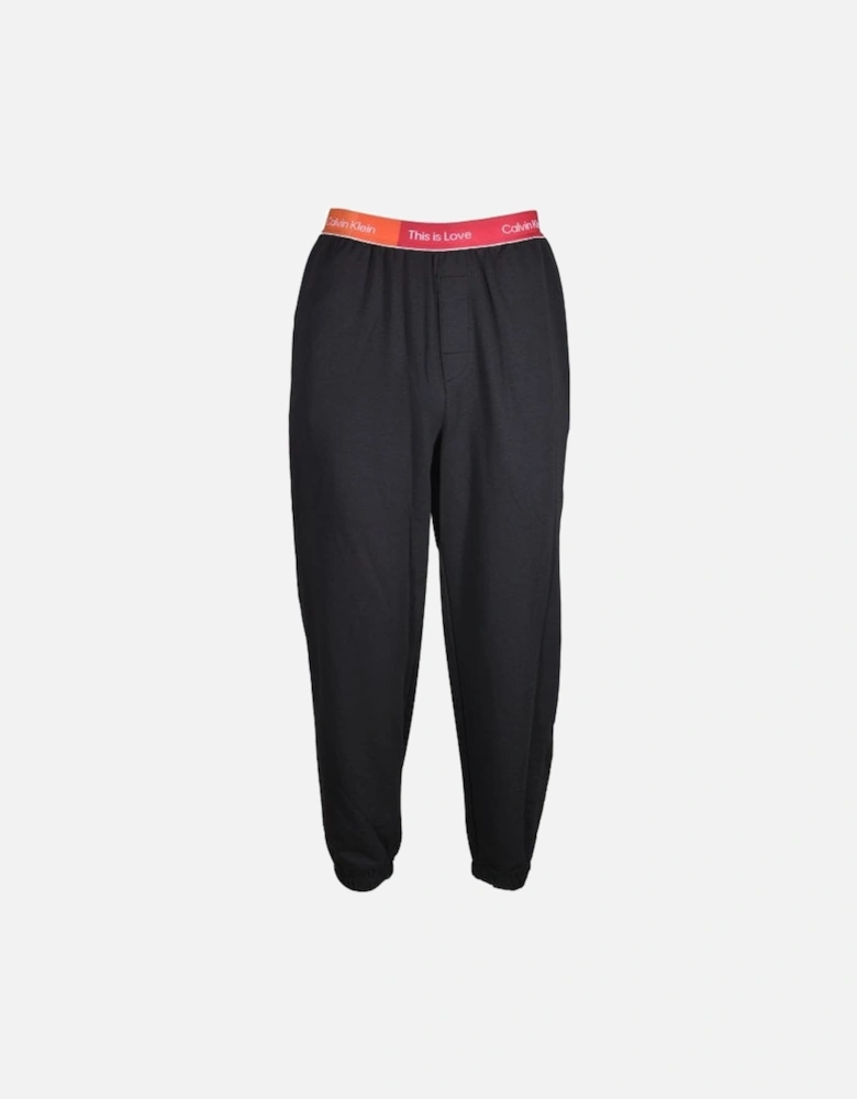 This Is Love Lounge Jogging Bottoms, Black