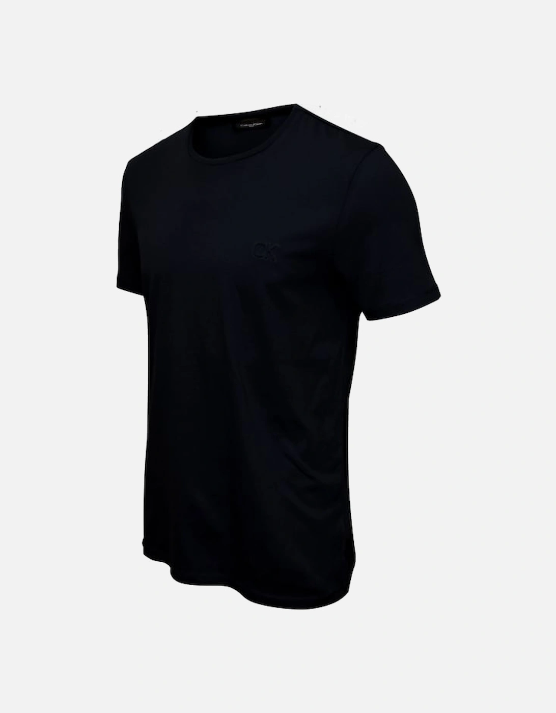 Jari Embossed Logo Crew-Neck T-Shirt, Perfect Black