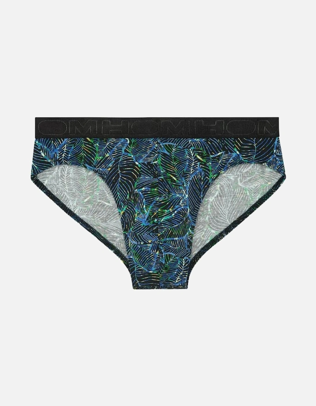 Jarrod Leaf Print Mini Brief, Black/multi, 5 of 4