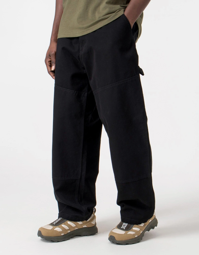 Relaxed Fit Wide Panel Pants