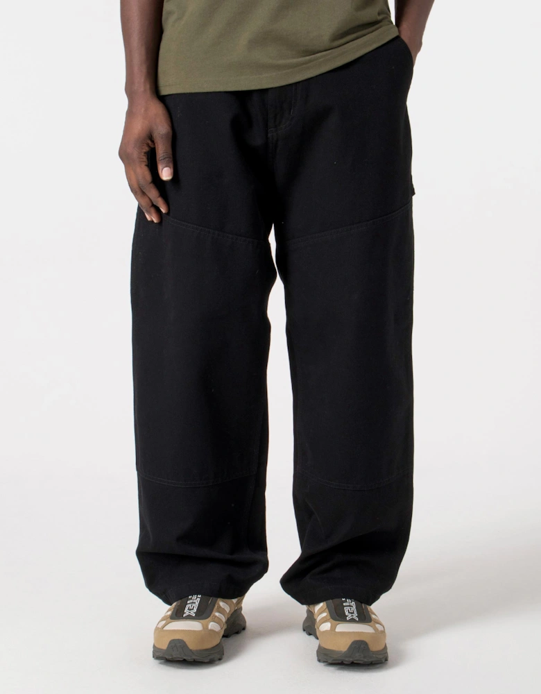 Relaxed Fit Wide Panel Pants