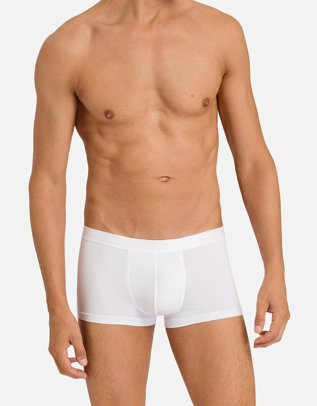 Micro Touch Boxer Trunk, White