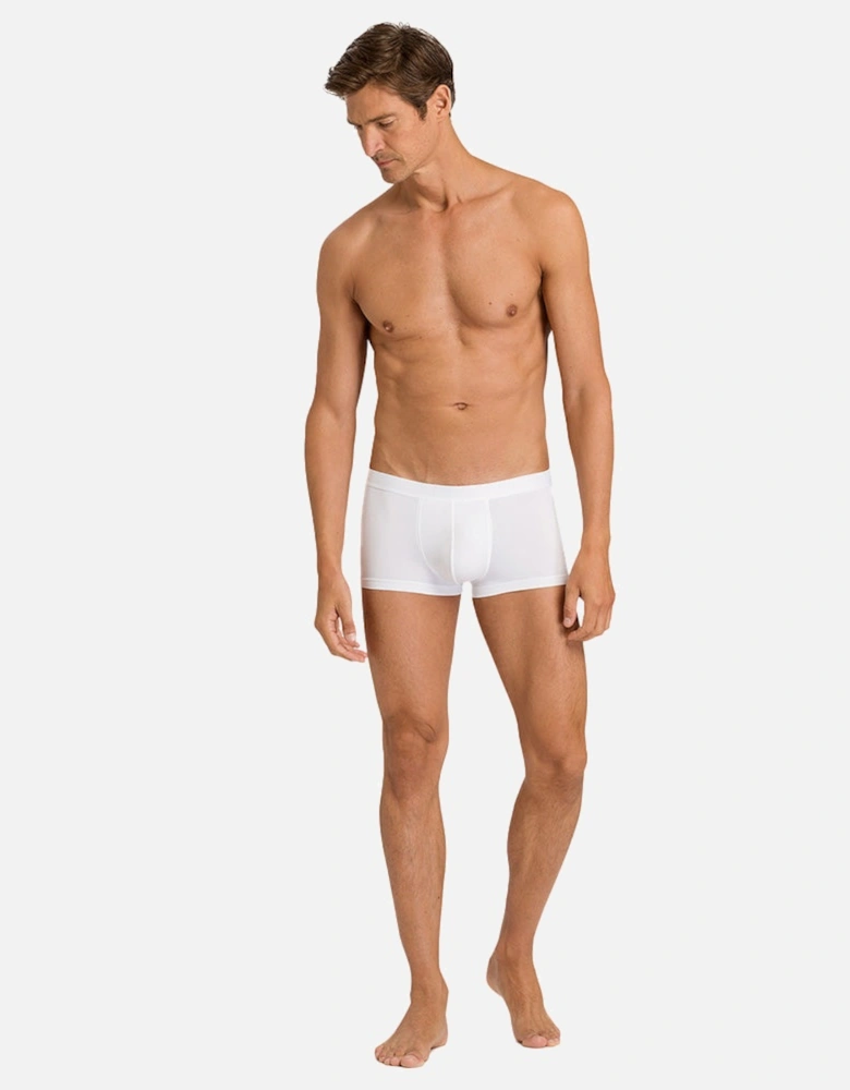 Micro Touch Boxer Trunk, White