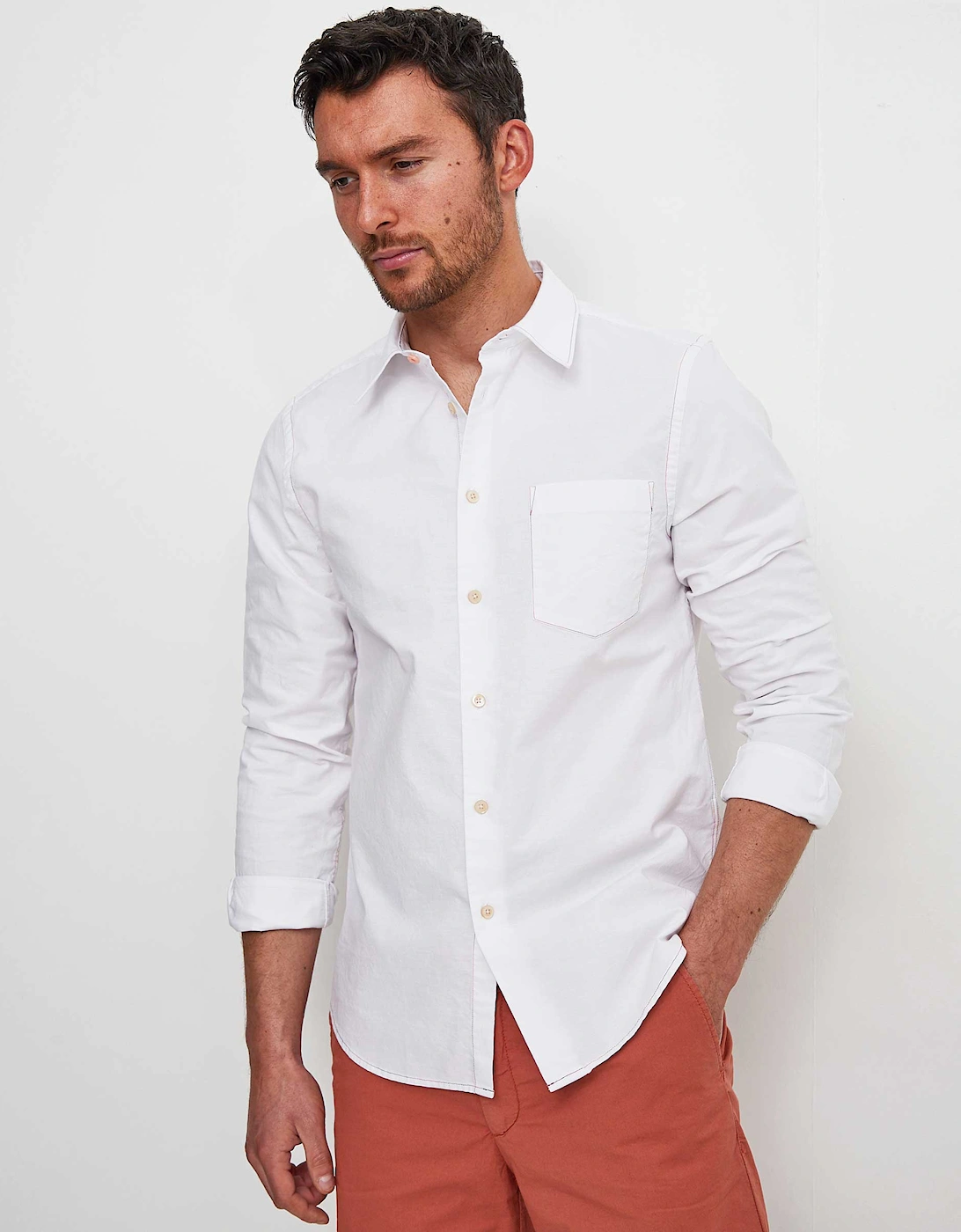Tailored Fit Pocket Shirt