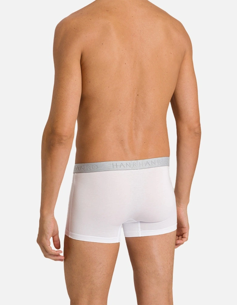 2-Pack Cotton Essentials Boxer Trunks, White