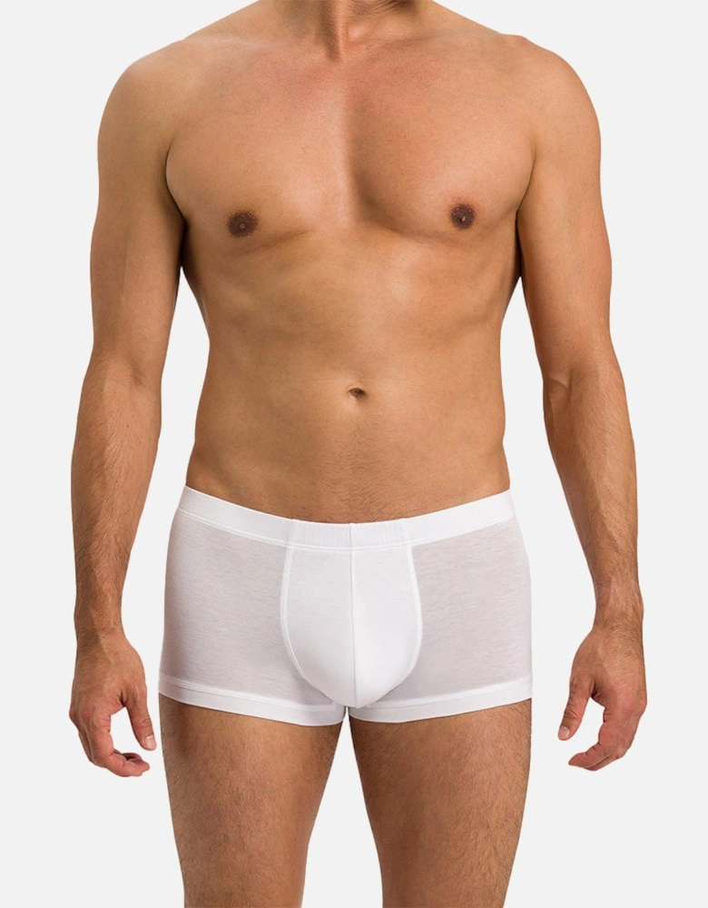 Cotton Sporty Boxer Trunk, White