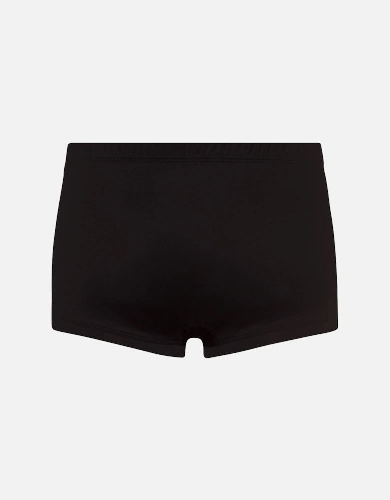 Cotton Sporty Boxer Trunk, Black