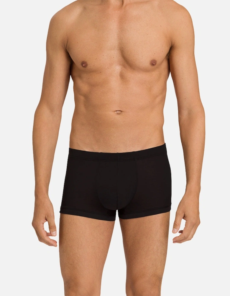 Cotton Sporty Boxer Trunk, Black