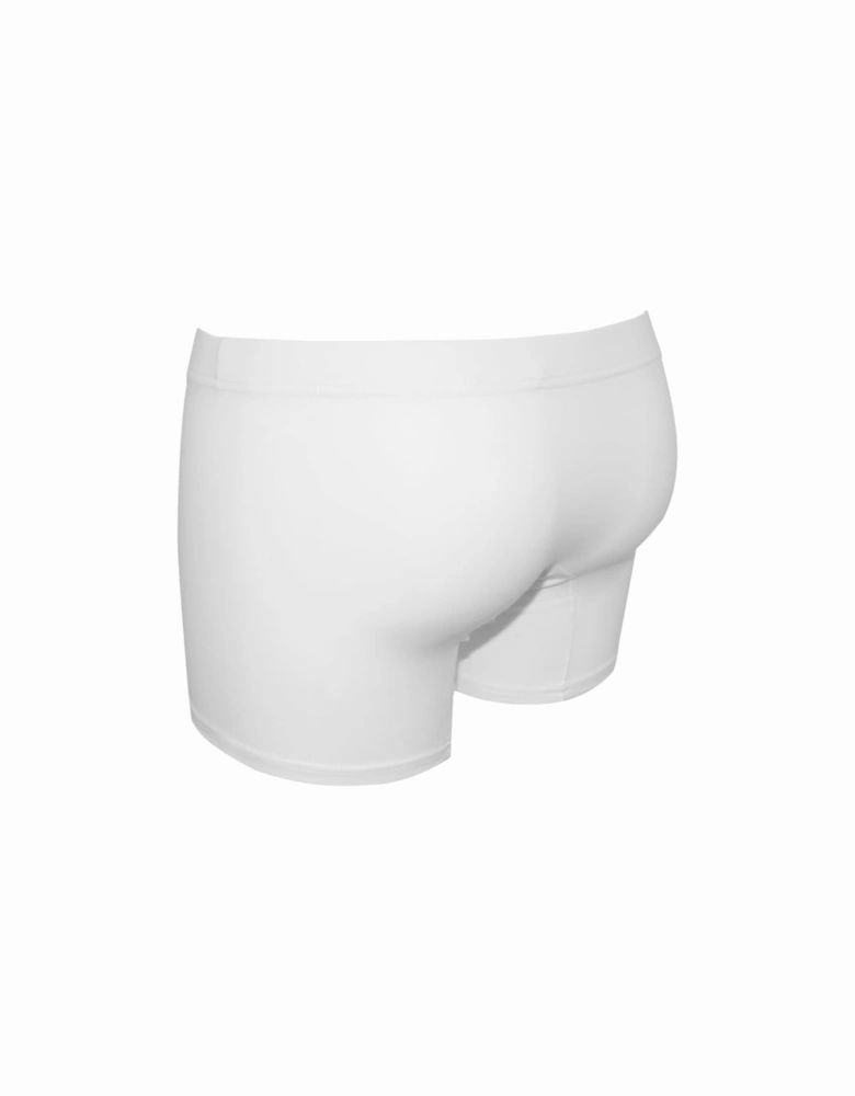 Stretch Cotton Boxer Brief, White