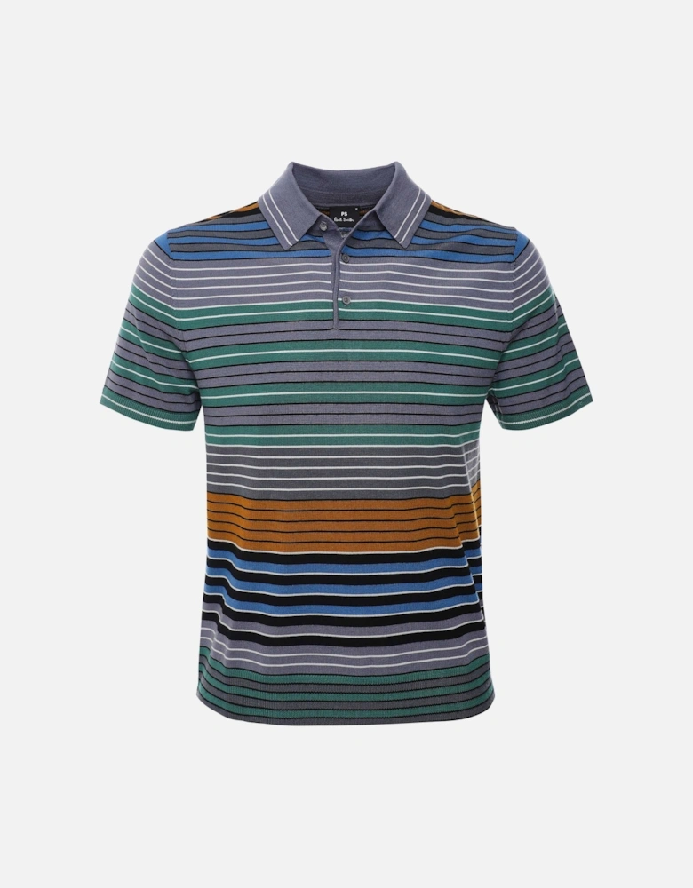 Merino Striped Polo Shirt