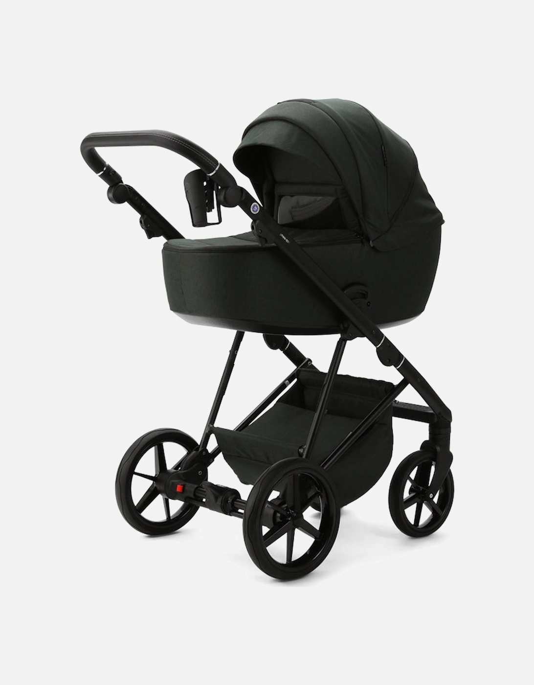 Milano Evo Green - Chassis, Carry Cot, Seat Unit & Accessories