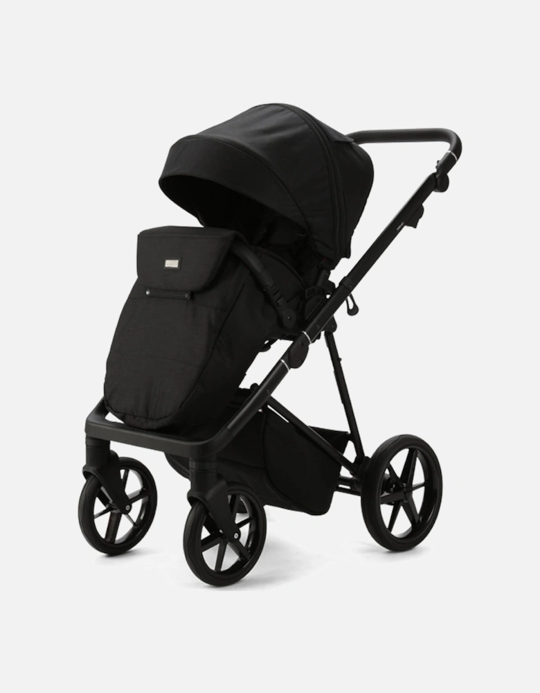 Milano Evo Black - Chassis, Carry Cot, Seat Unit & Accessories