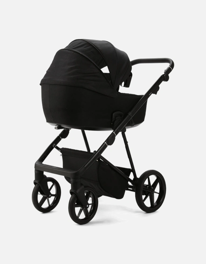 Milano Evo Black - Chassis, Carry Cot, Seat Unit & Accessories