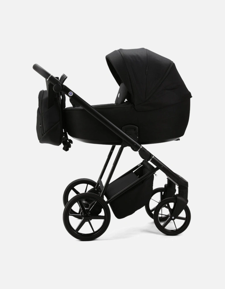 Milano Evo Black - Chassis, Carry Cot, Seat Unit & Accessories