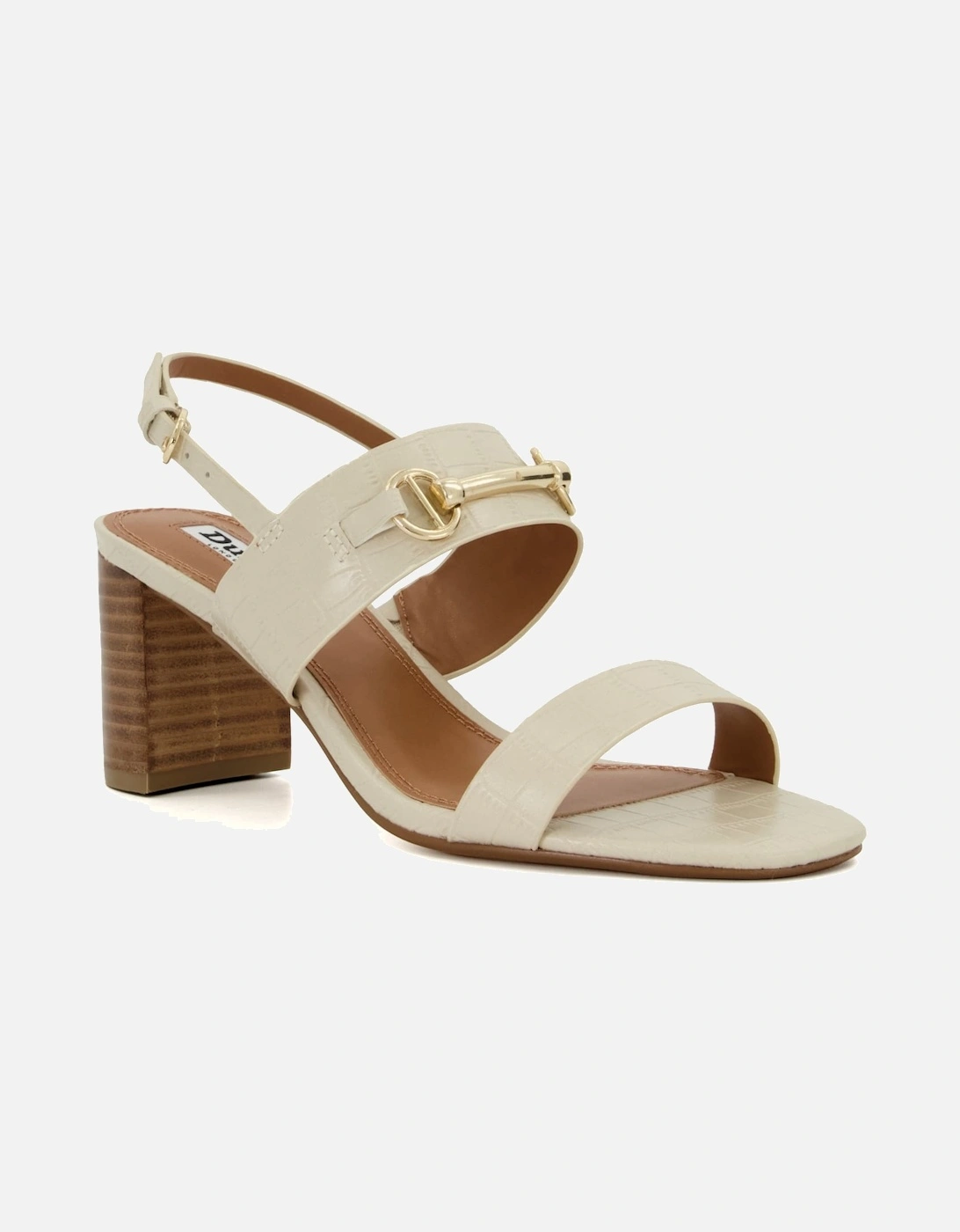 Ladies Jena - Metal-Trim Block-Heel Slingback Sandals, 6 of 5