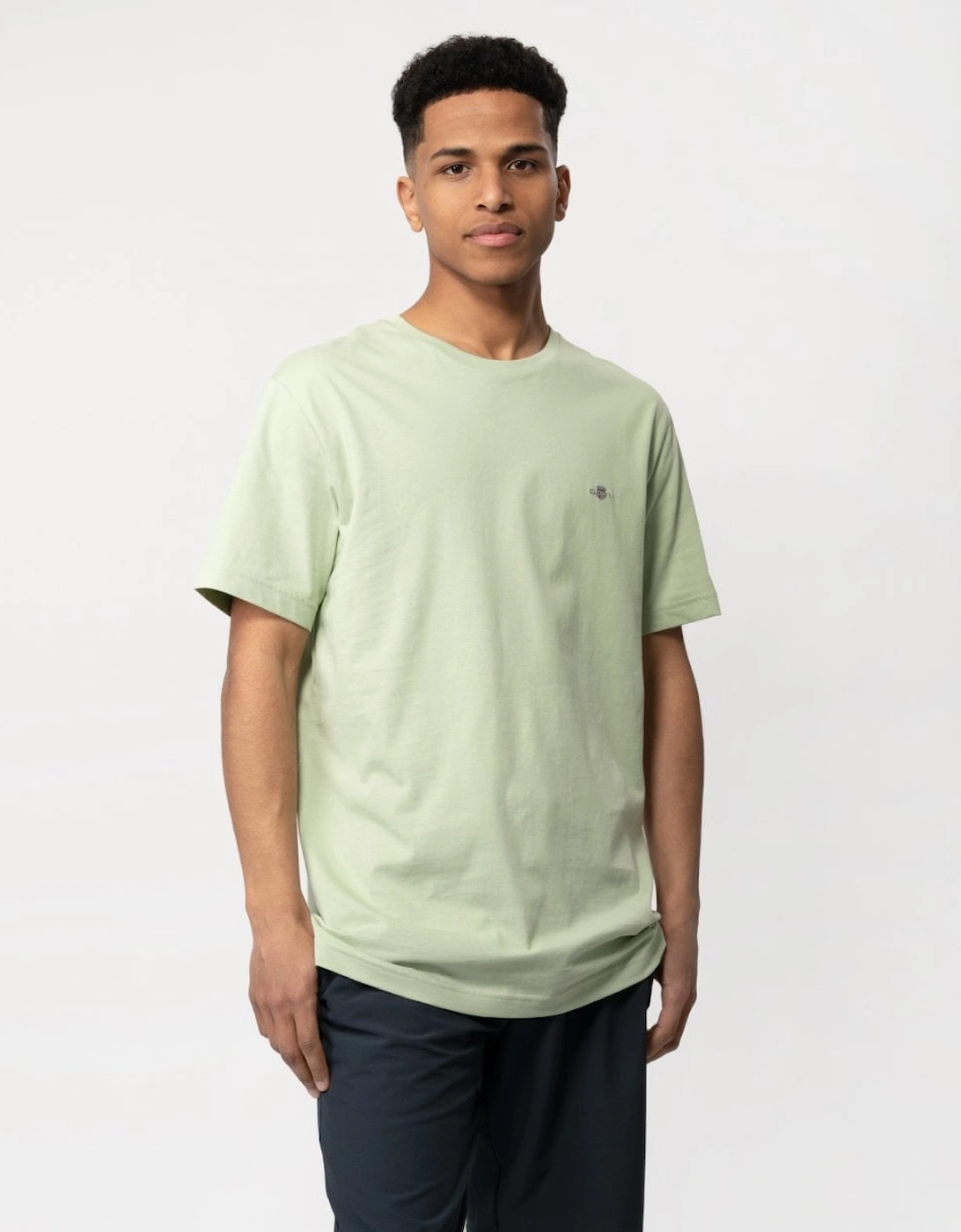 Mens Regular Fit Short Sleeve Shield Logo T-Shirt, 6 of 5