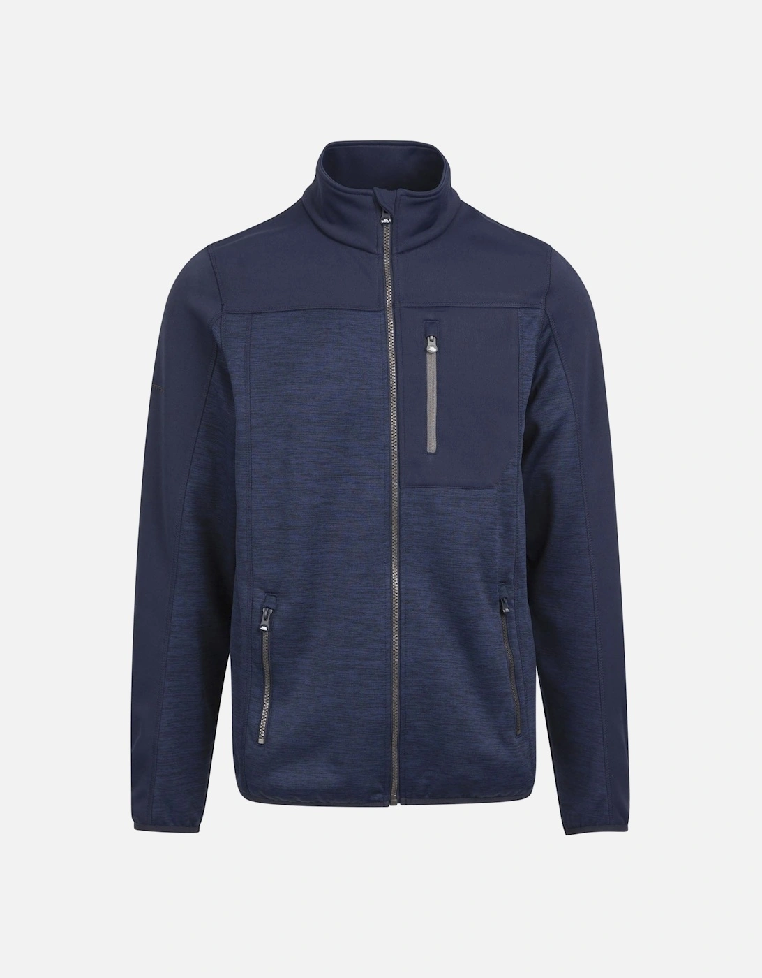 Mens Thornage AT200 Full Zip Fleece Jacket - Navy Marl, 2 of 1