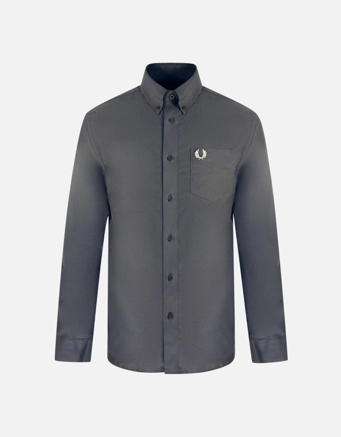 Oxford Gunmetal Grey Casual Shirt, 3 of 2