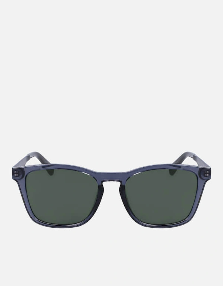 Jeans Injected CK Acetate Round-Frame Sunglasses