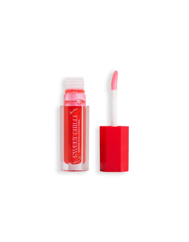 I Heart Sweet Chilli Plumping Lip Oil Red