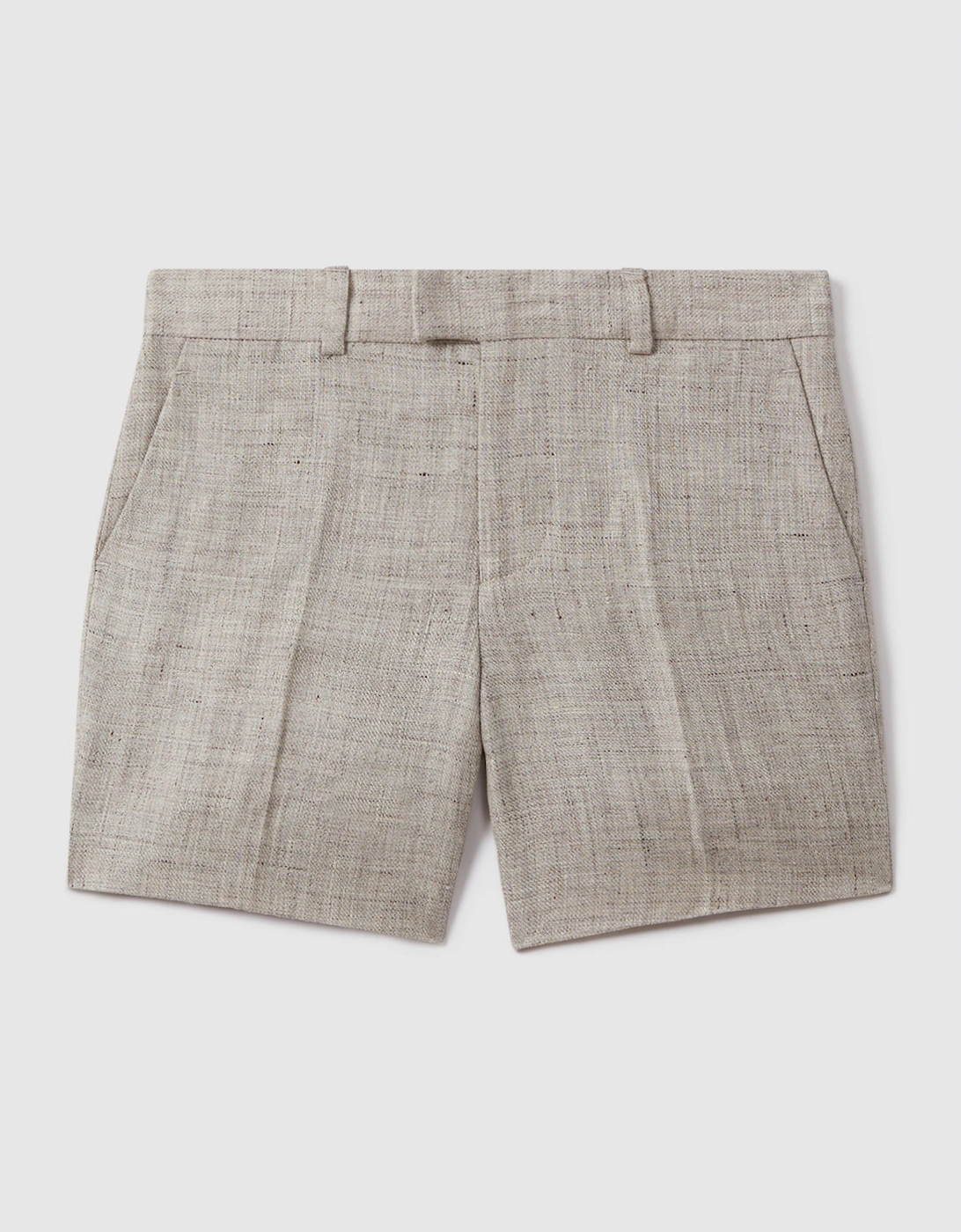 Tailored Linen Side Adjuster Shorts, 2 of 1