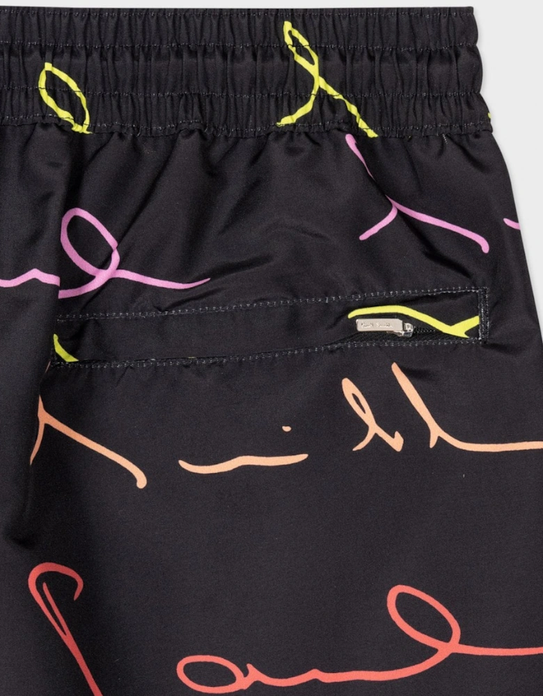 Mens Script Logo Swim Shorts