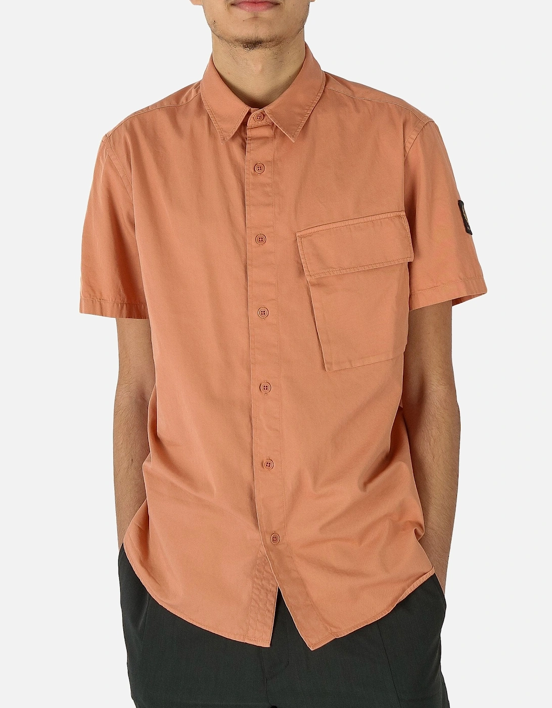 Scale SS Chest Pocket Pink Shirt, 5 of 4