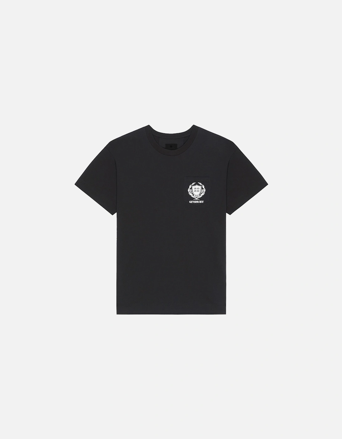 Crest Branded Cotton T-shirt Black, 6 of 5